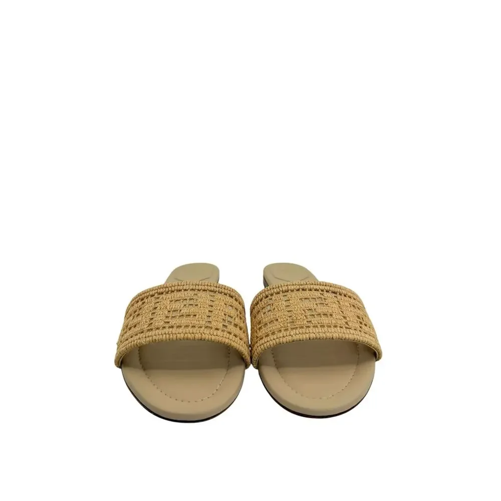 Fendi Rafia FF Slides (39/9)